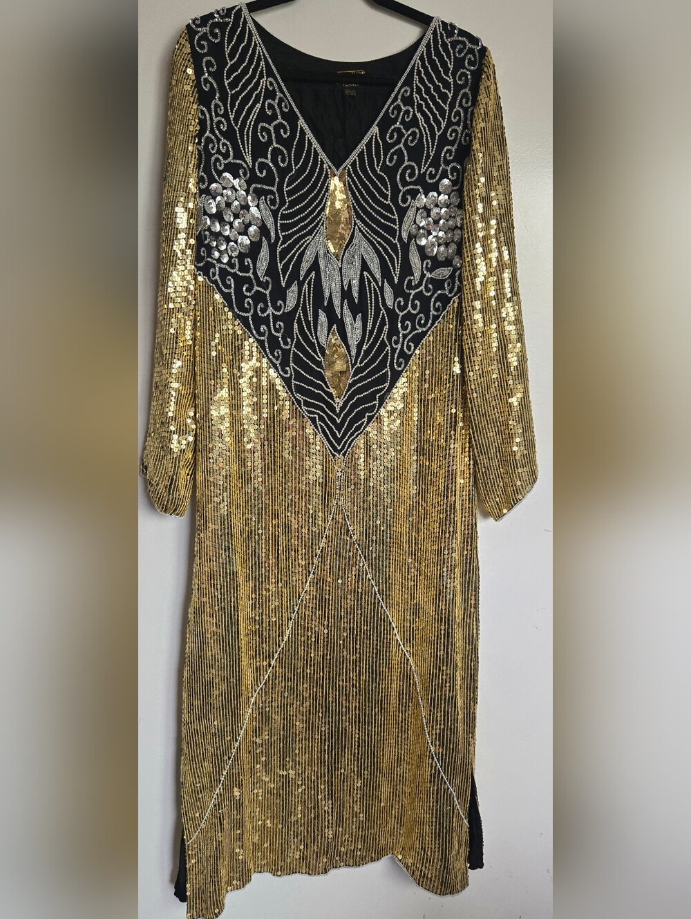 Vintage Long Sequin Gown